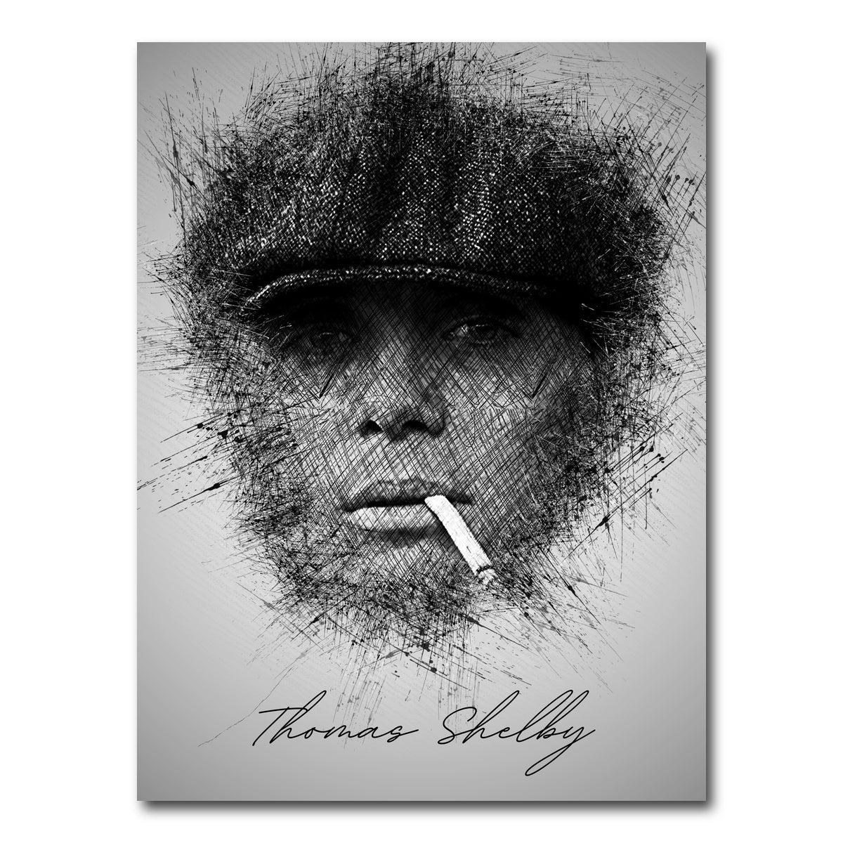 AUTO-MOCKUP WHITE | Thomas Shelby | 1 Piece | Gallery Wrap Canvas | group=3x4