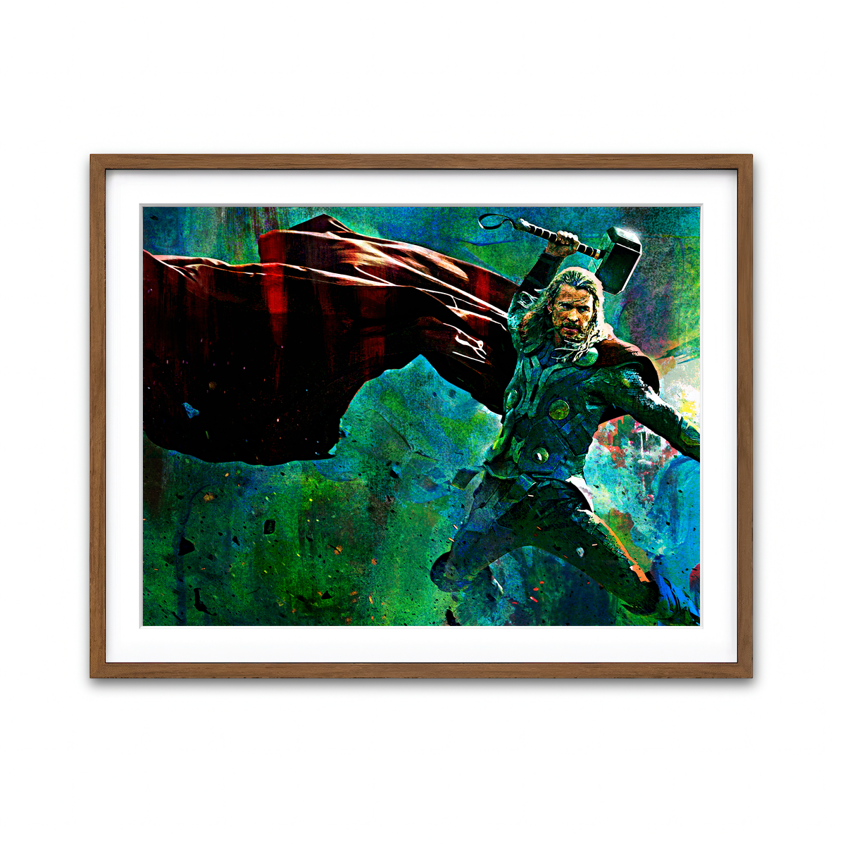 Framed Print 4x3 Walnut