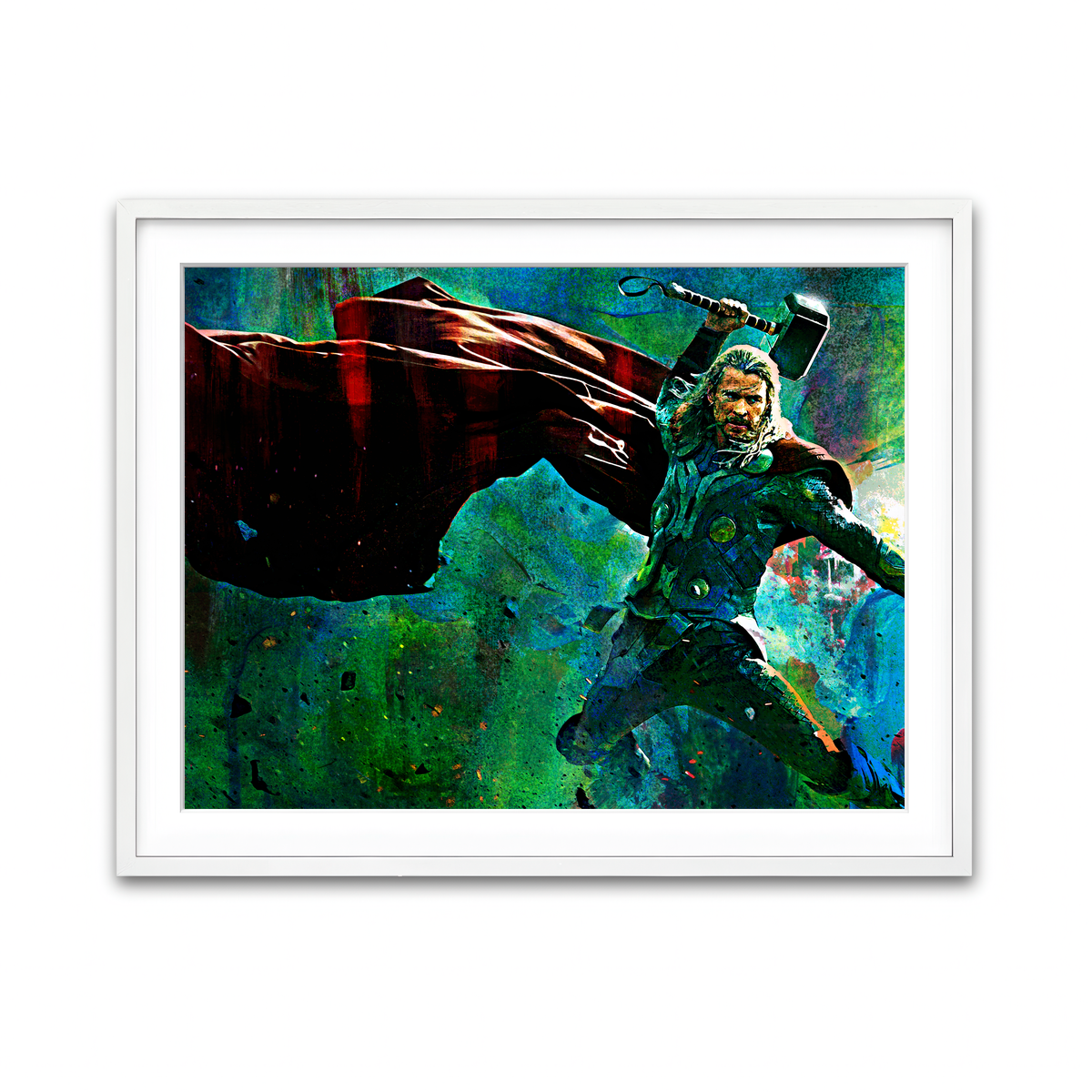 Framed Print 4x3 White