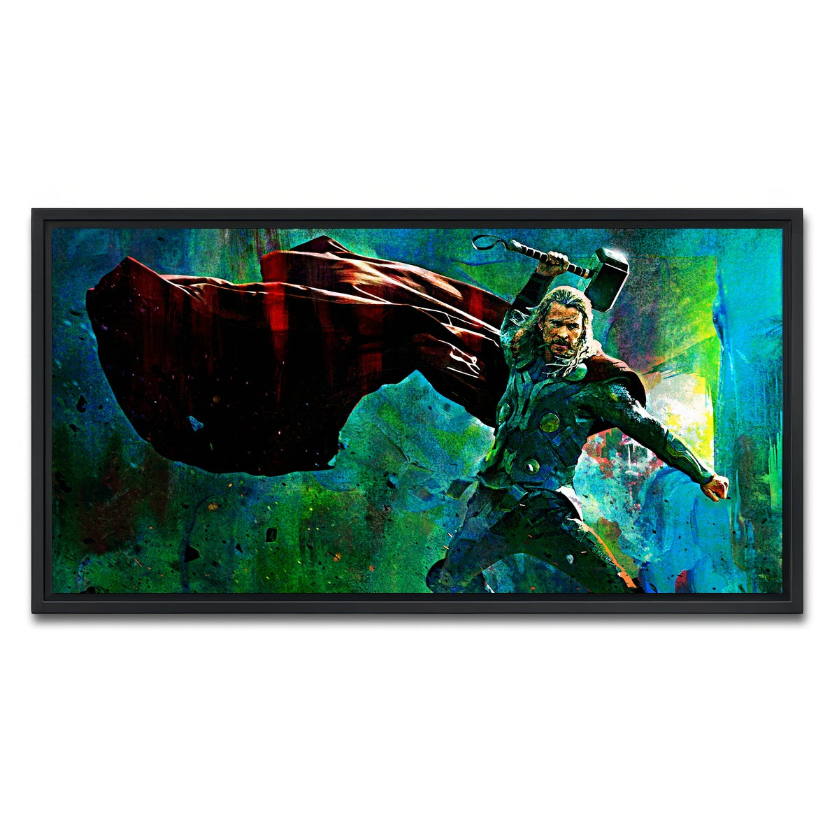AUTO-MOCKUP WHITE | Thor & Hammer | 1 Piece | Black Framed Canvas | group=2x1