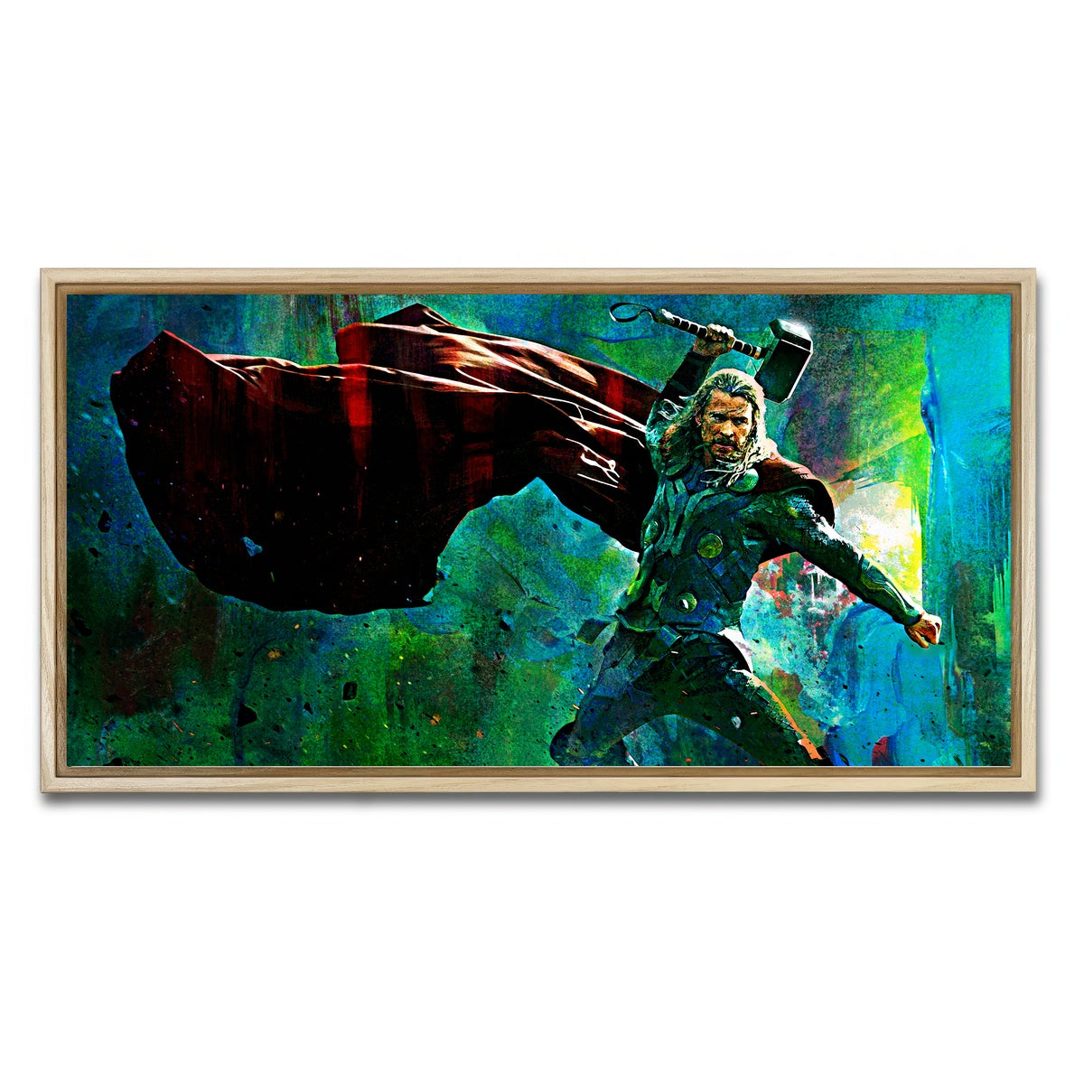 AUTO-MOCKUP WHITE | Thor & Hammer | 1 Piece | Natural Framed Canvas | group=2x1