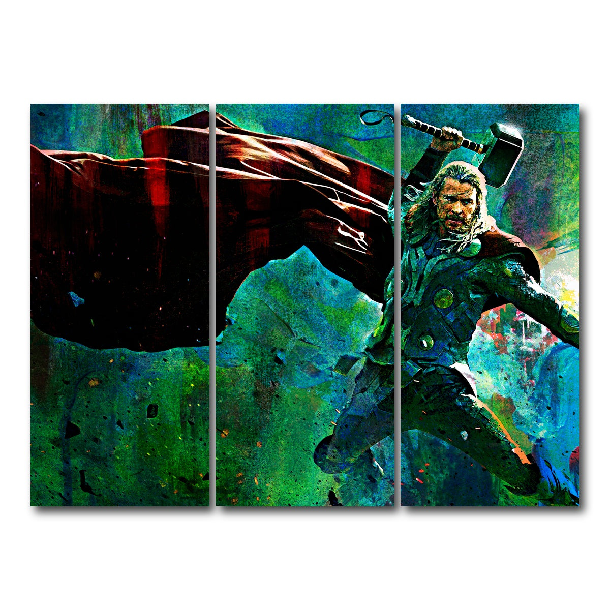 AUTO-MOCKUP WHITE | Thor & Hammer | 3 Piece | Gallery Wrap Canvas | group=8x18