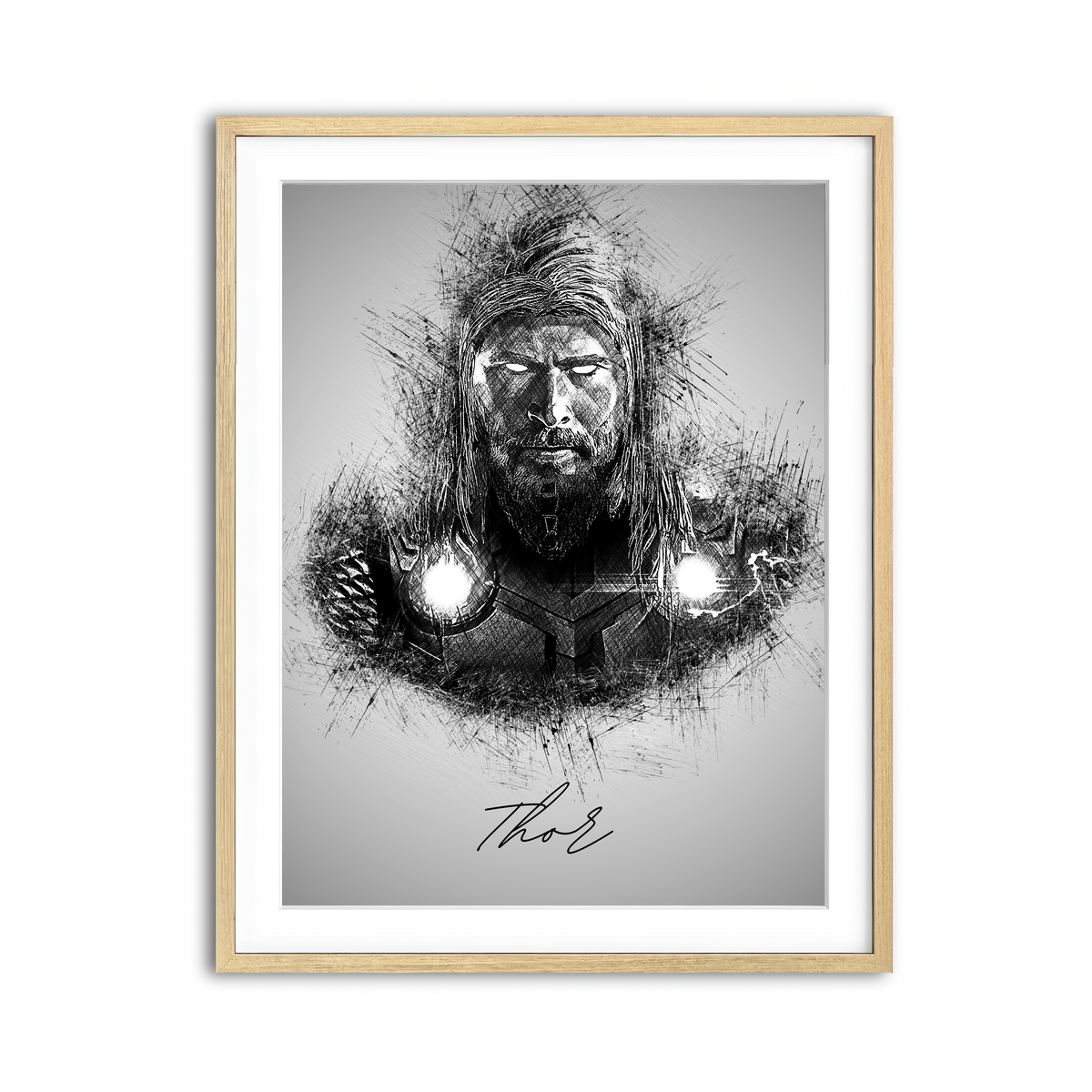 Framed Print 3x4 Natural