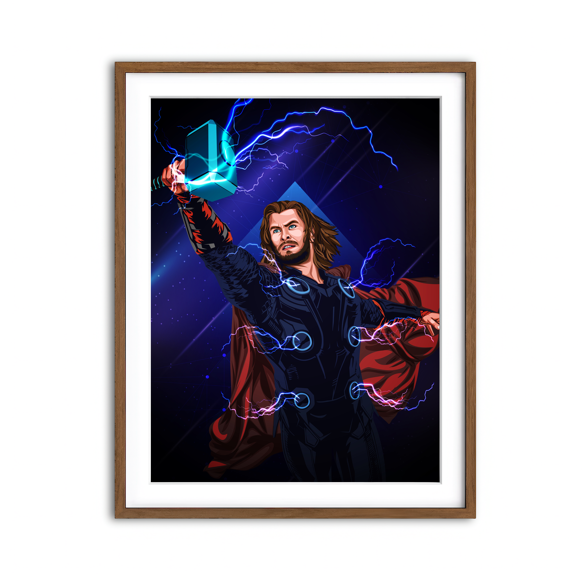 Framed Print 3x4 Walnut