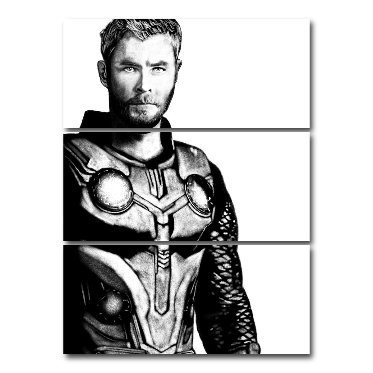 AUTO-MOCKUP WHITE | Thor | 3 Piece | Gallery Wrap Canvas | group=8x18_stacked