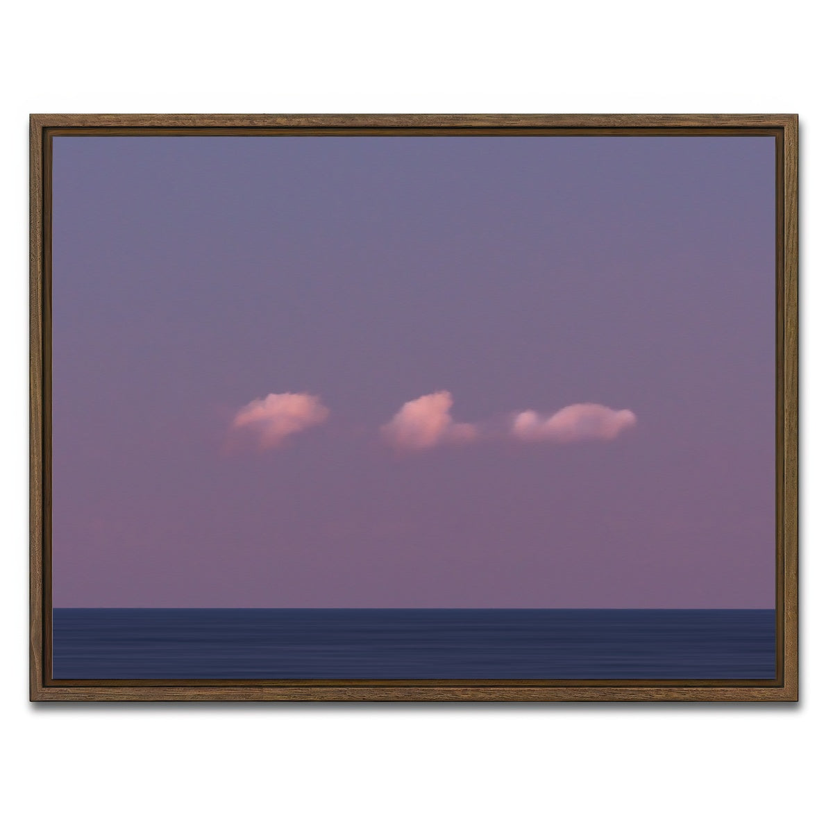AUTO-MOCKUP WHITE | Three-Ships | 1 Piece | Walnut Framed Canvas | group=4x3