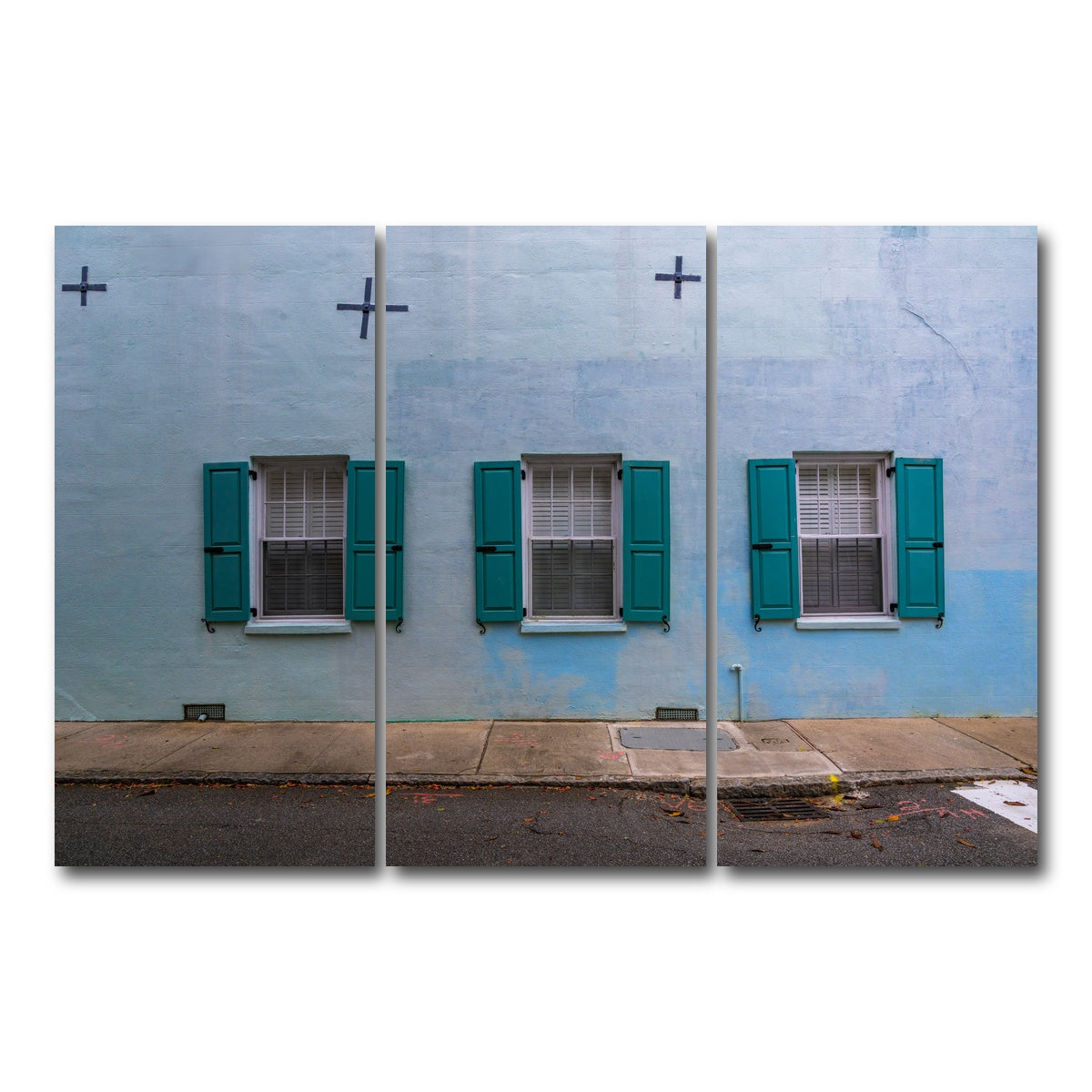 AUTO-MOCKUP WHITE | Three Across | 3 Piece | Gallery Wrap Canvas | group=12x24