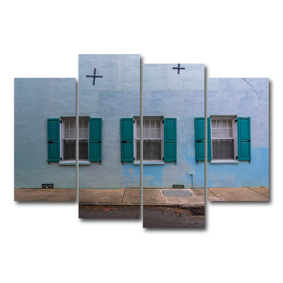 AUTO-MOCKUP WHITE | Three Across | 4 Piece | Gallery Wrap Canvas | group=4_short