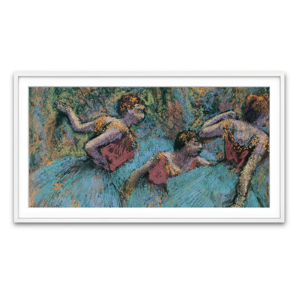 Framed Print 2x1 White