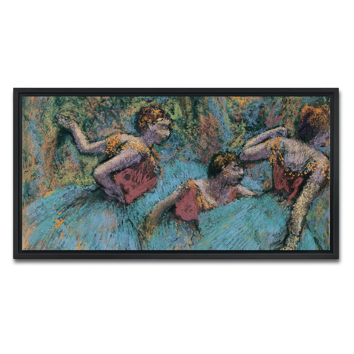 AUTO-MOCKUP WHITE | Three Dancers | 1 Piece | Black Framed Canvas | group=2x1