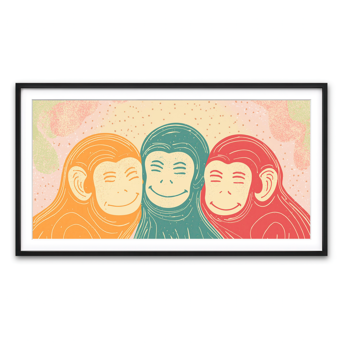 Framed Print 2x1 Black