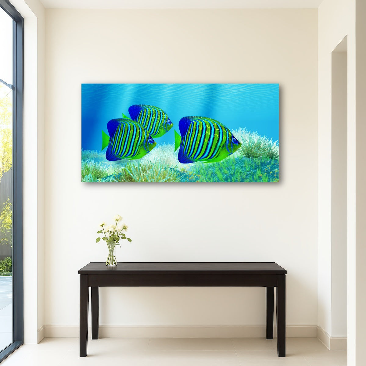 AUTO-MOCKUP ROOM | Three Regal Angelfish