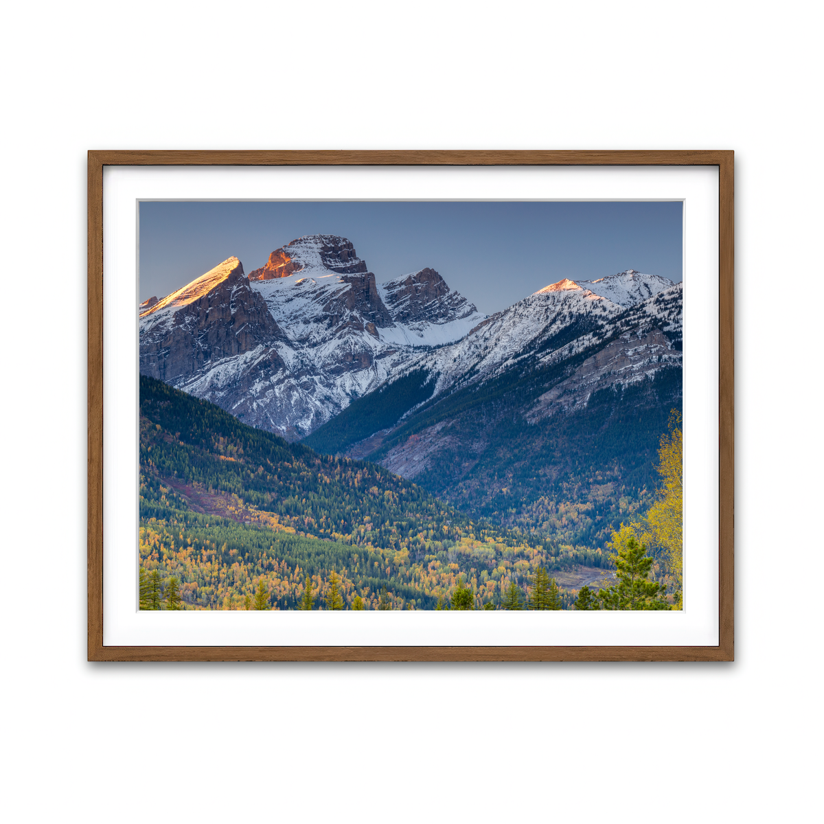 Framed Print 4x3 Walnut