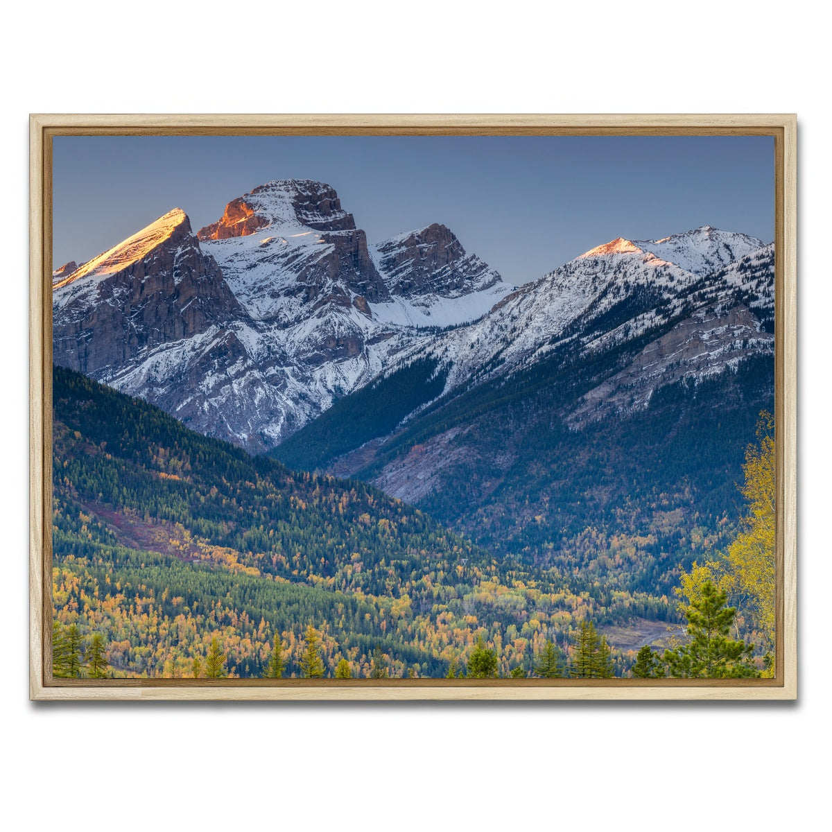 AUTO-MOCKUP WHITE | Three Sisters | 1 Piece | Natural Framed Canvas | group=4x3