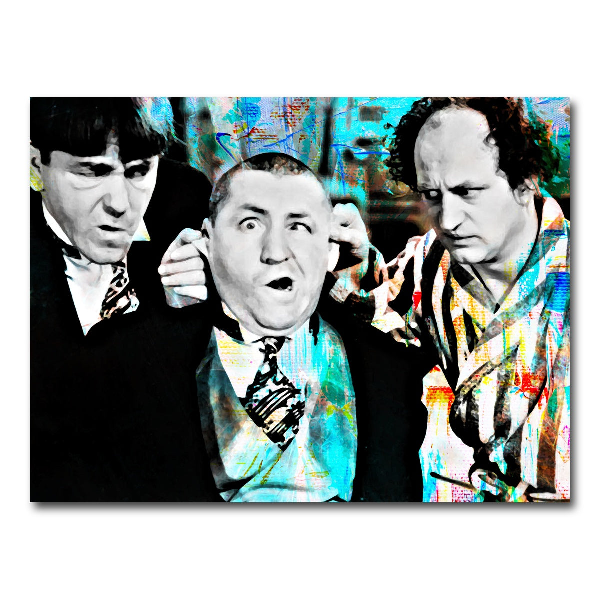 AUTO-MOCKUP WHITE | Three Stooges | 1 Piece | Gallery Wrap Canvas | group=4x3