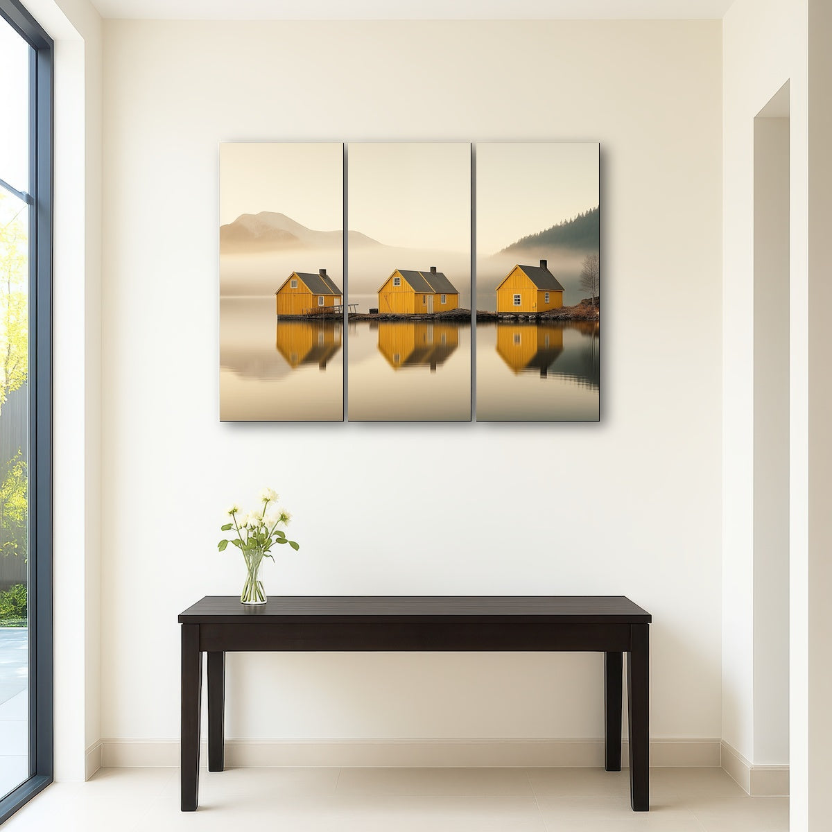 AUTO-MOCKUP ROOM | Three Yellow Houses