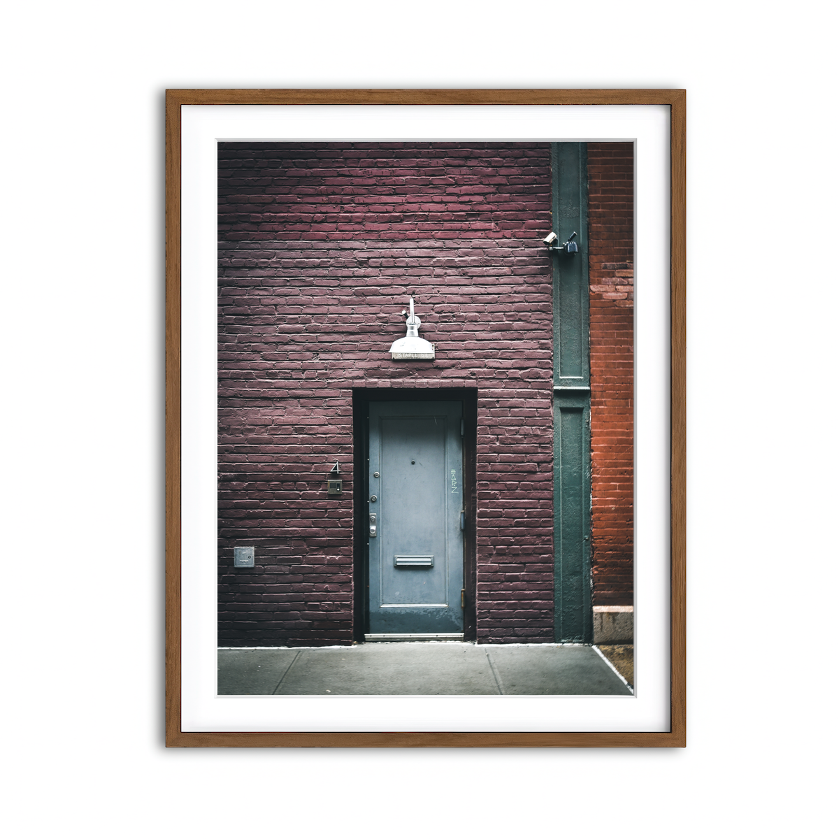 Framed Print 3x4 Walnut