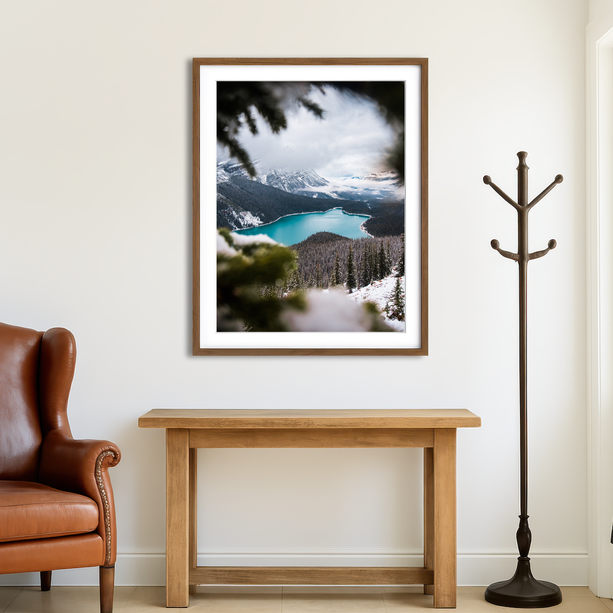 AUTO-MOCKUP ROOM | Through the Trees Wall Art
