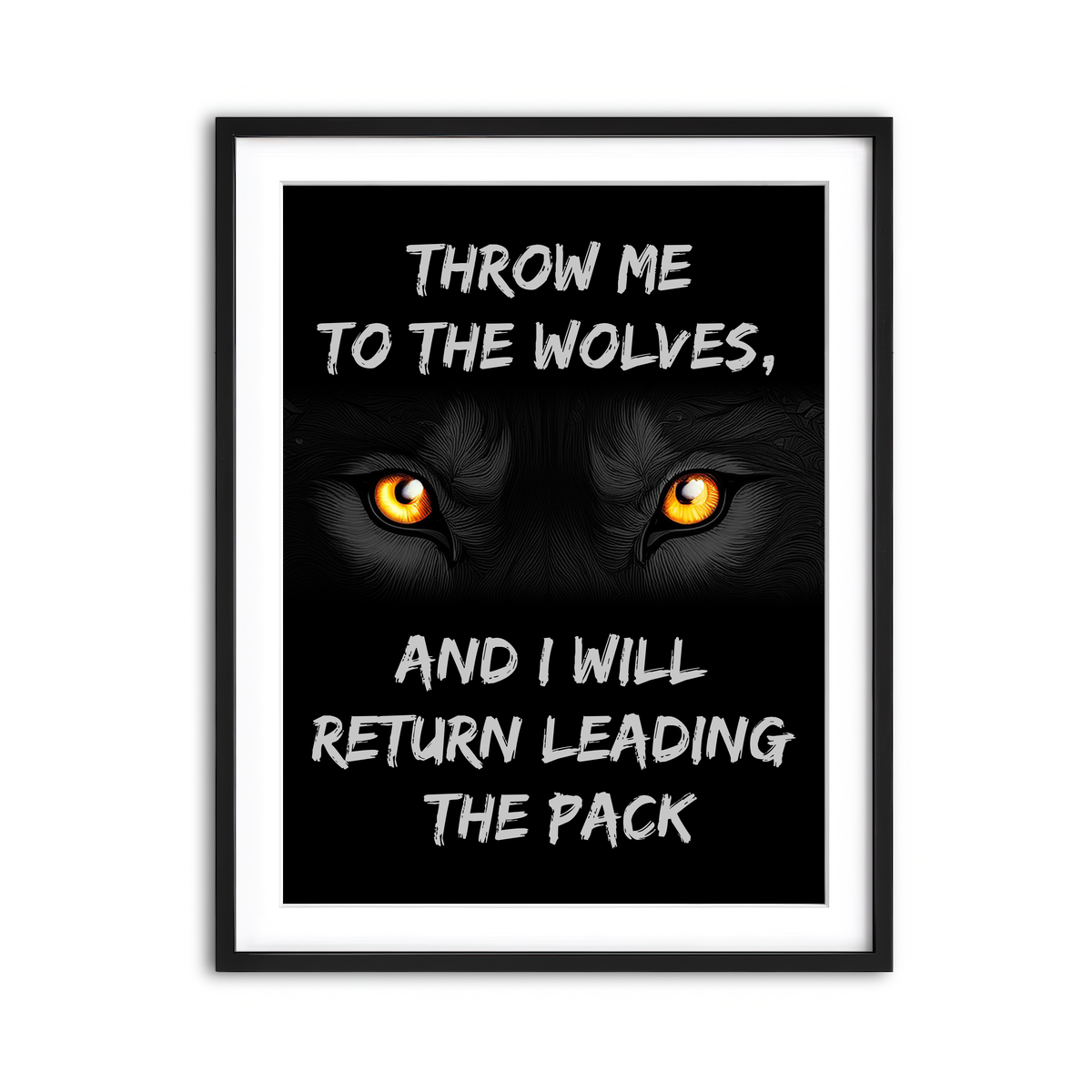 Framed Print 3x4 Black