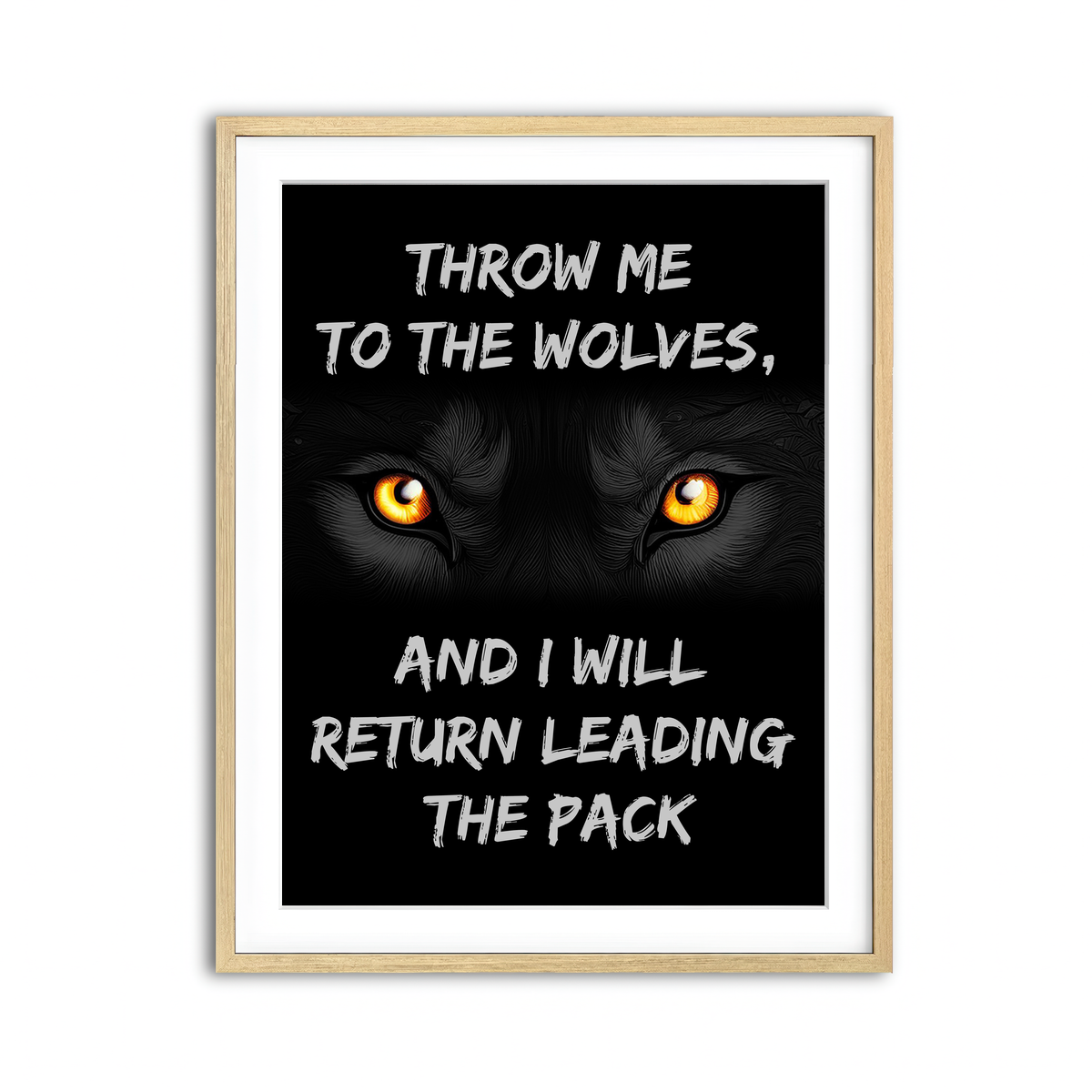 Framed Print 3x4 Natural