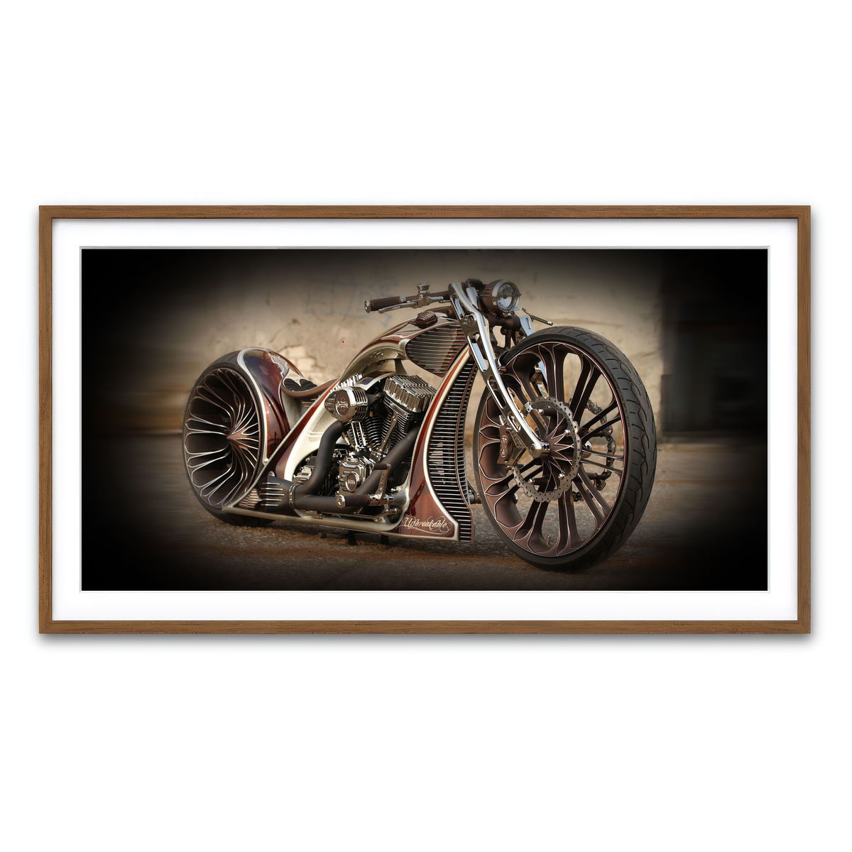 Framed Print 2x1 Walnut