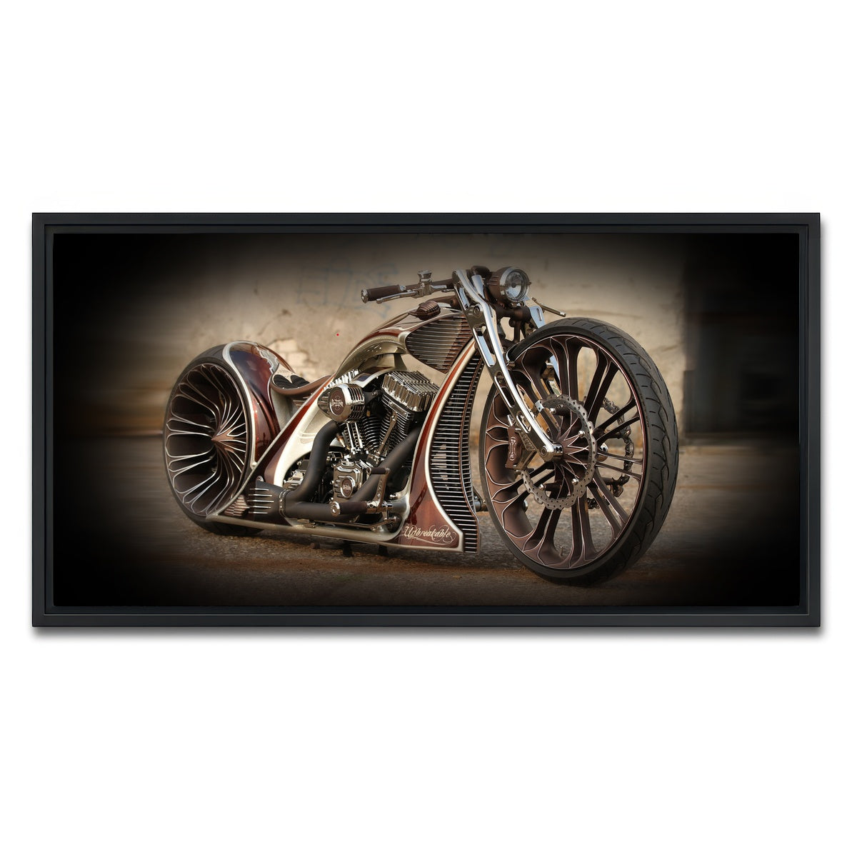 AUTO-MOCKUP WHITE | Thunderbike | 1 Piece | Black Framed Canvas | group=2x1