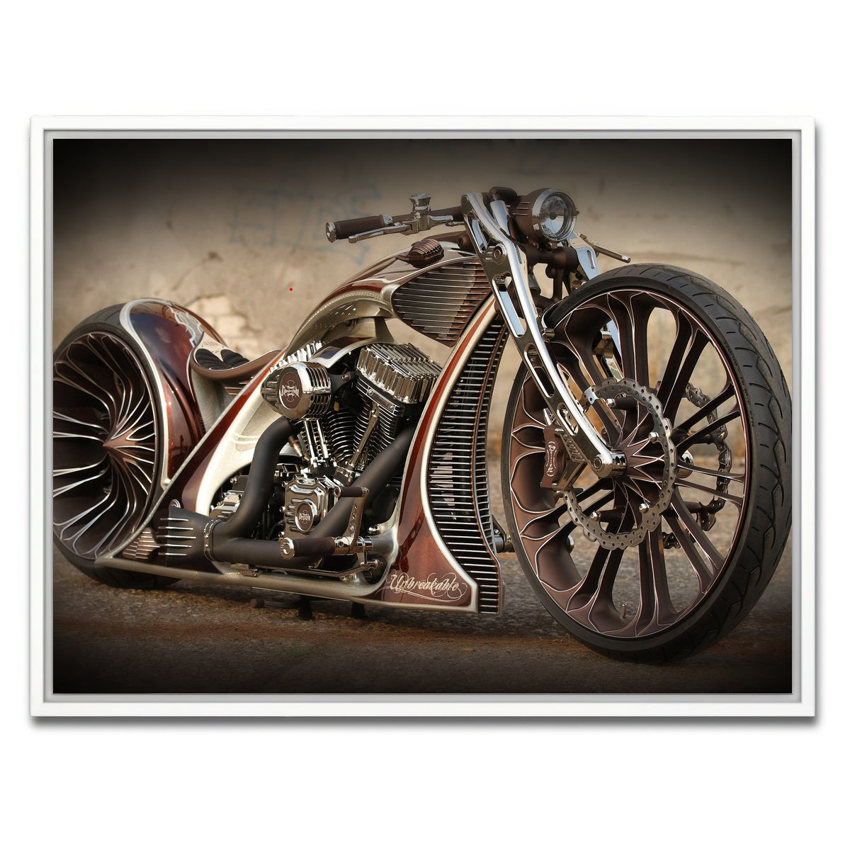 AUTO-MOCKUP WHITE | Thunderbike | 1 Piece | White Framed Canvas | group=4x3