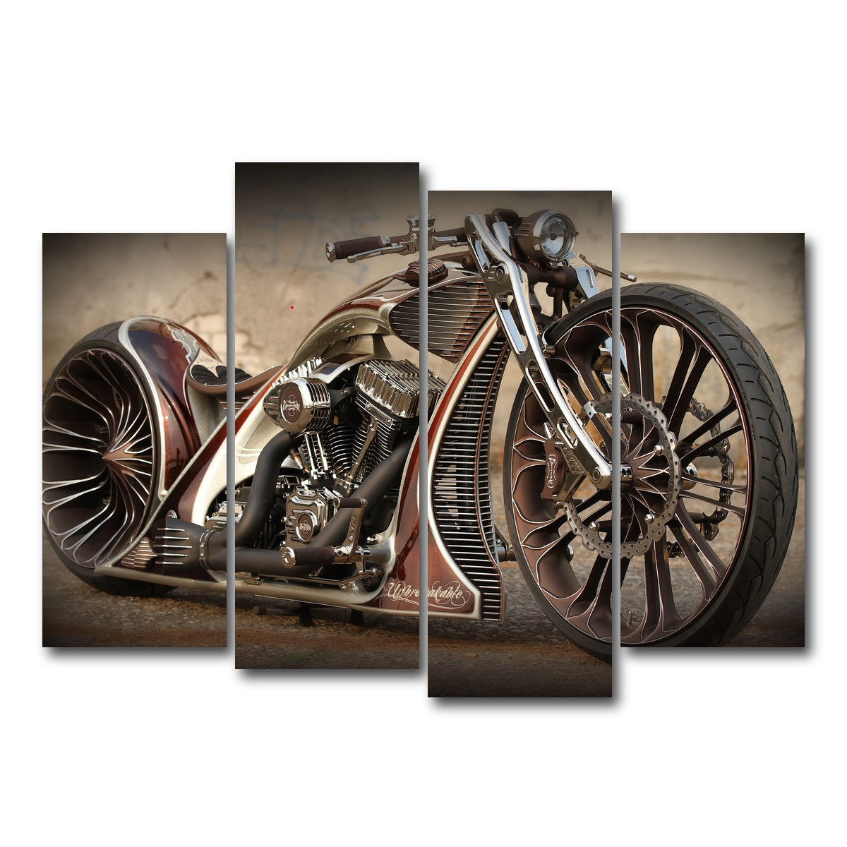 AUTO-MOCKUP WHITE | Thunderbike | 4 Piece | Gallery Wrap Canvas | group=4_normal