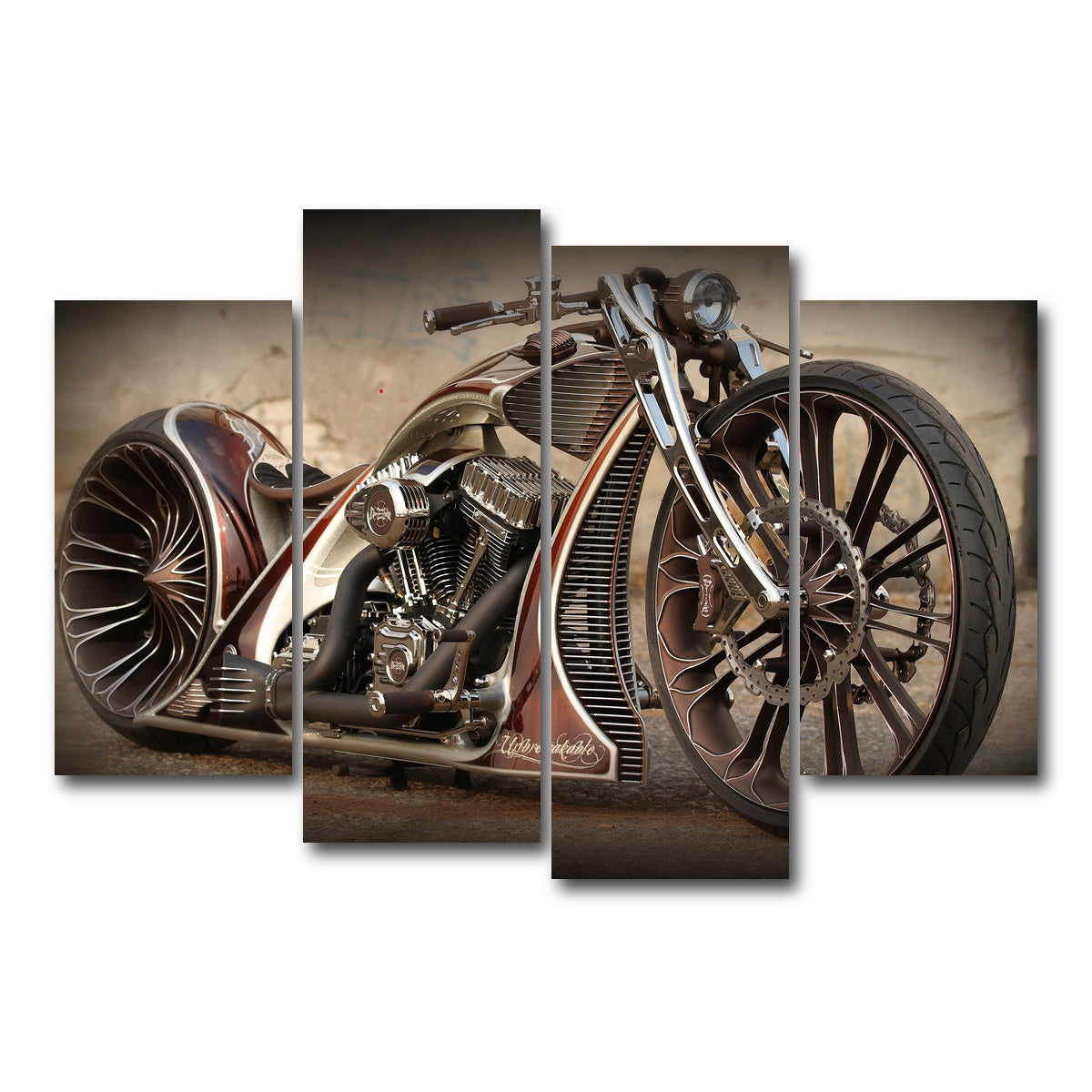 AUTO-MOCKUP WHITE | Thunderbike | 4 Piece | Gallery Wrap Canvas | group=4_short