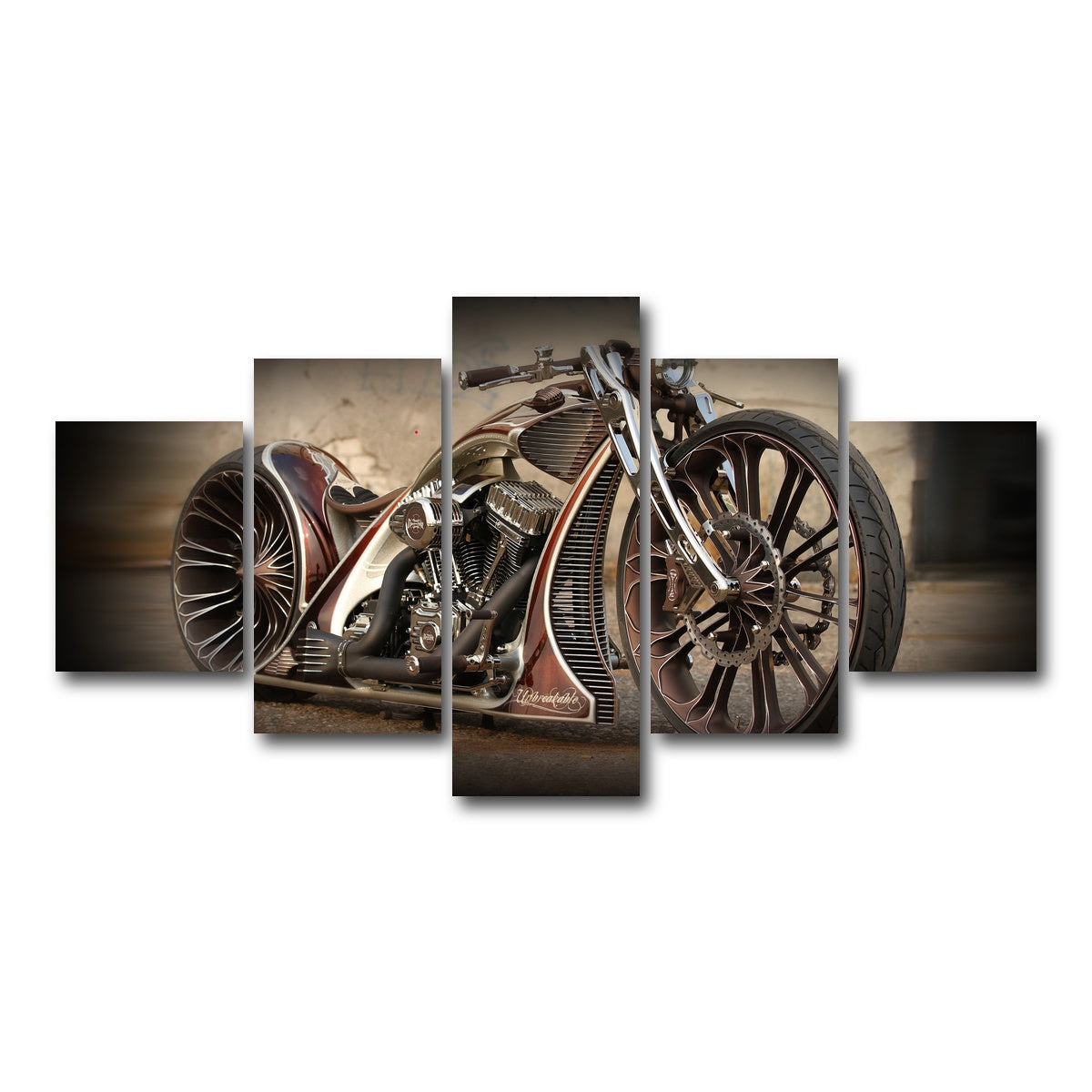 AUTO-MOCKUP WHITE | Thunderbike | 5 Piece | Gallery Wrap Canvas | group=5_short