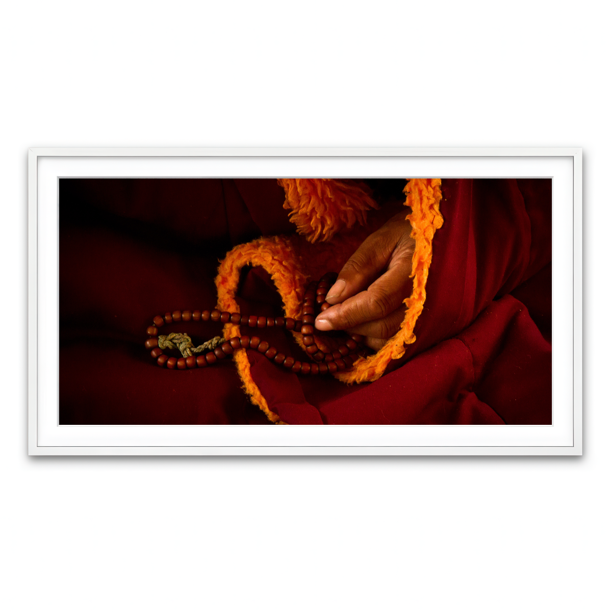 Framed Print 2x1 White