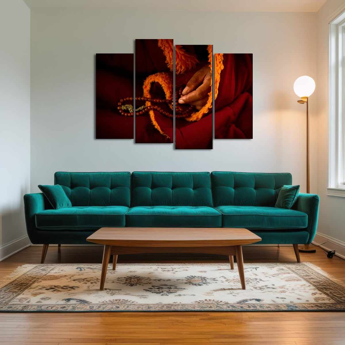 AUTO-MOCKUP ROOM | Tibetan Lama prayer beads