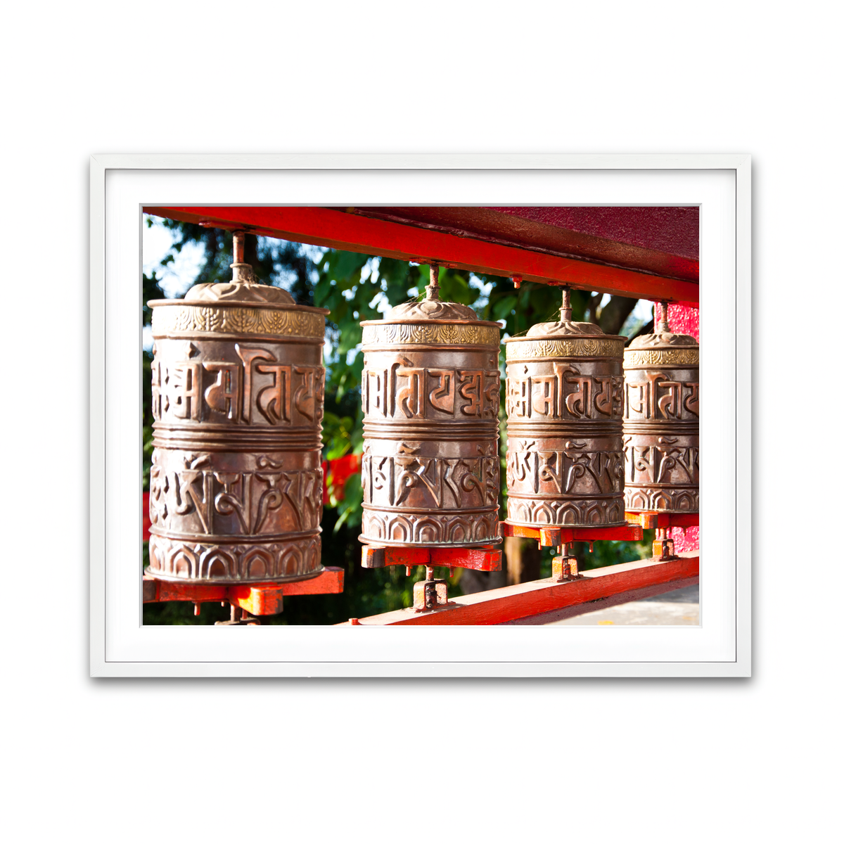 Framed Print 4x3 White