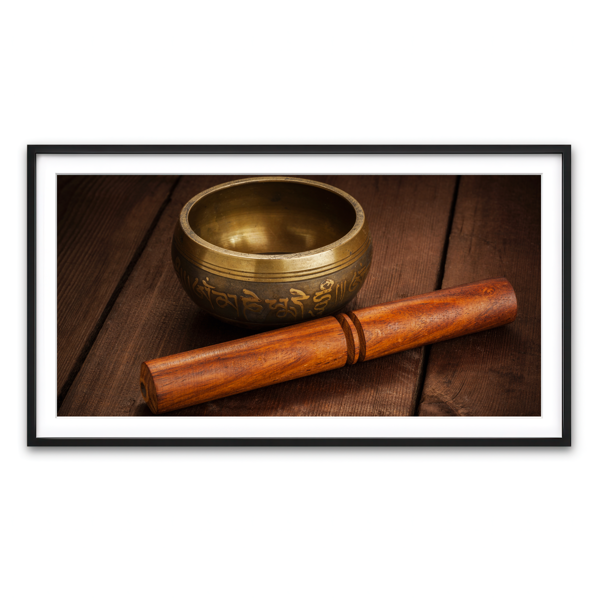 Framed Print 2x1 Black