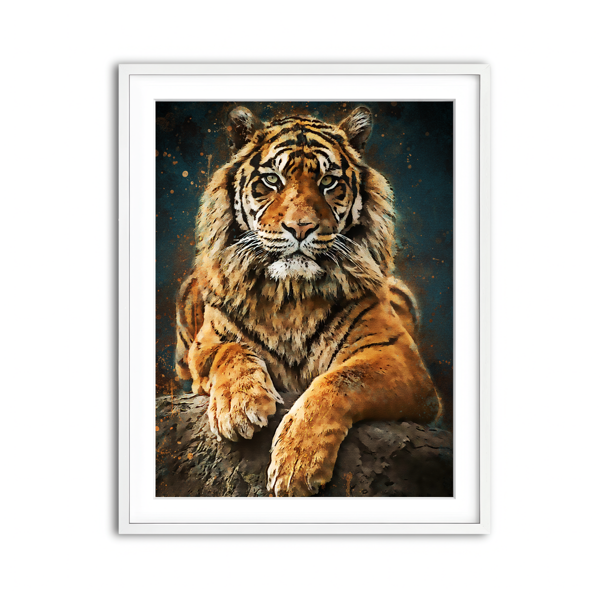 Framed Print 3x4 White