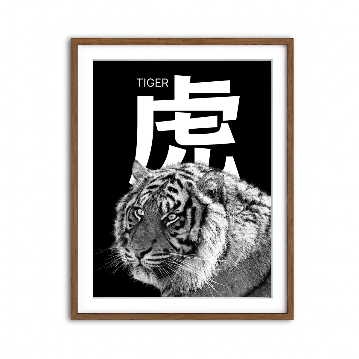 Framed Print 3x4 Walnut