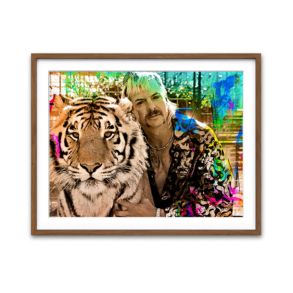 Framed Print 4x3 Walnut