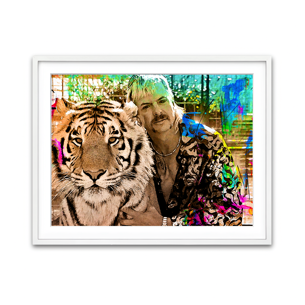 Framed Print 4x3 White