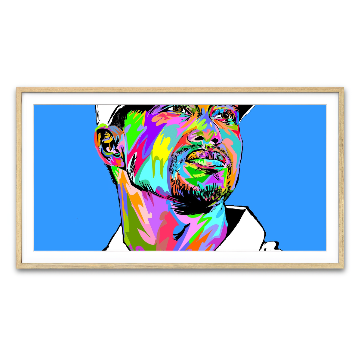 Framed Print 2x1 Natural