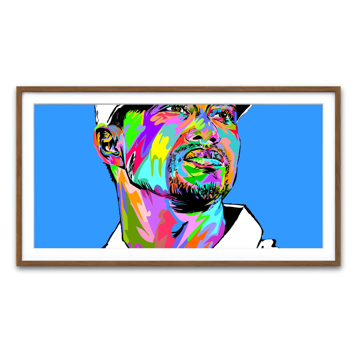 Framed Print 2x1 Walnut