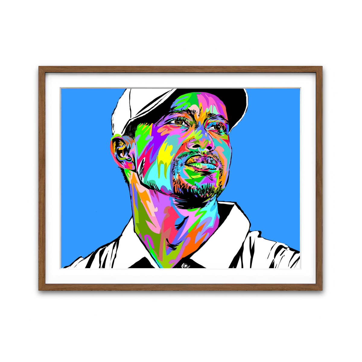 Framed Print 4x3 Walnut