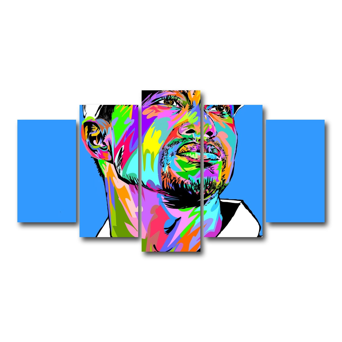 AUTO-MOCKUP WHITE | Tiger Woods | 5 Piece | Gallery Wrap Canvas | group=5_normal