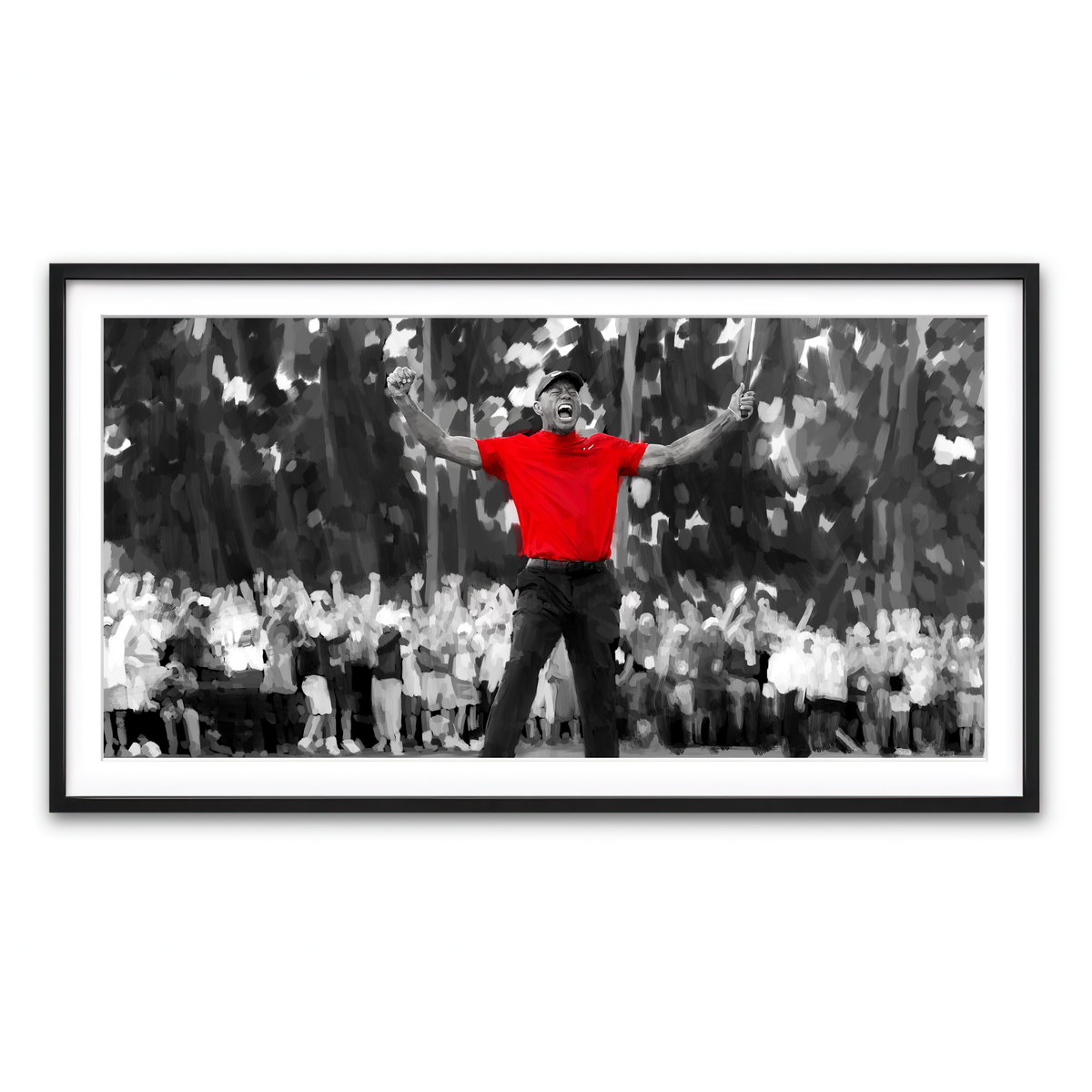 Framed Print 2x1 Black