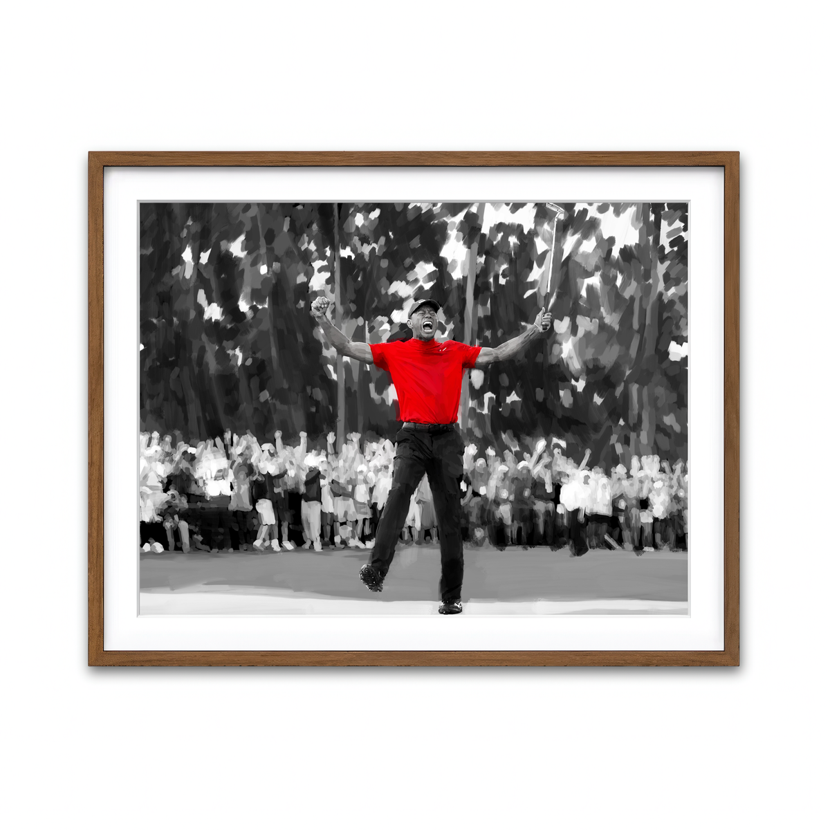 Framed Print 4x3 Walnut
