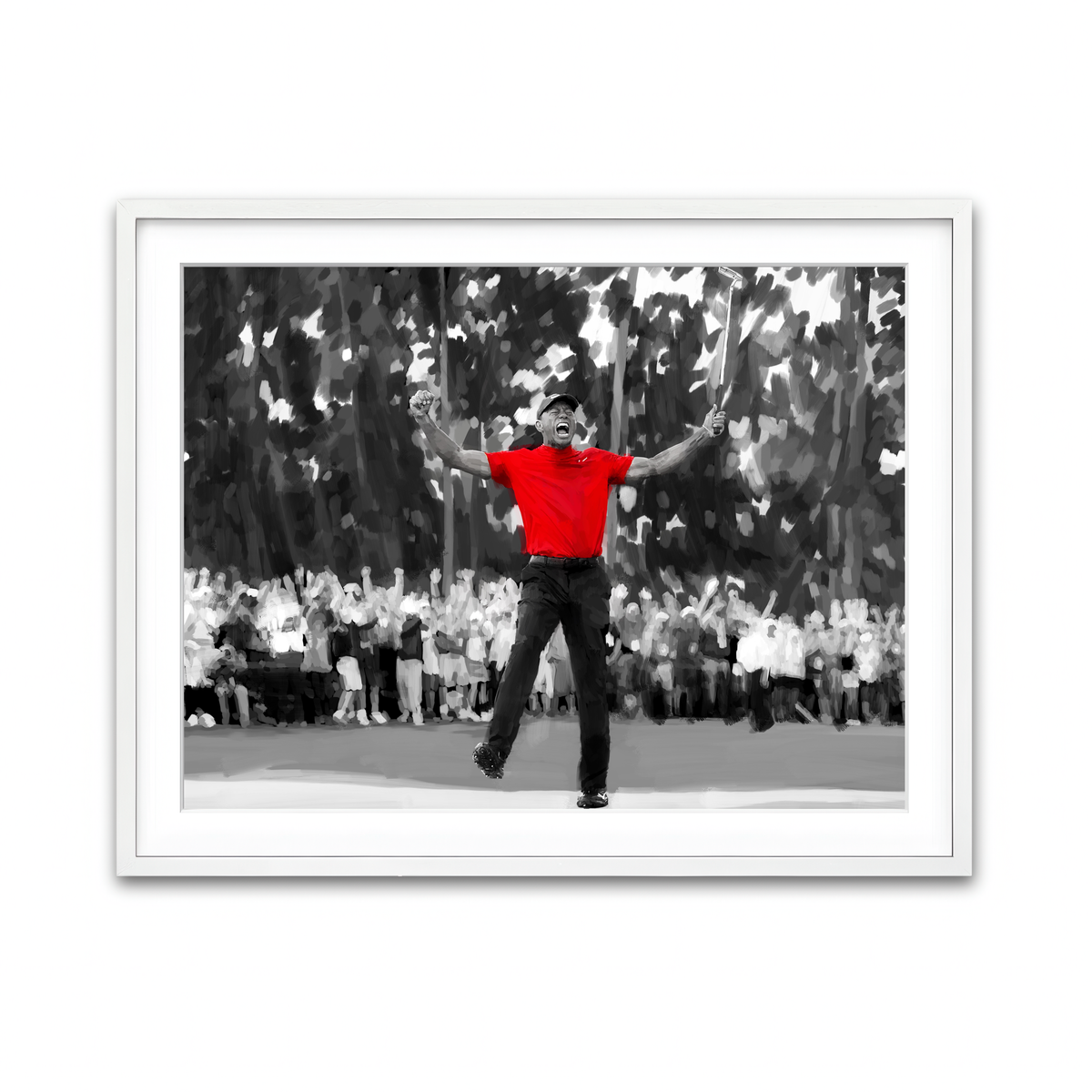 Framed Print 4x3 White