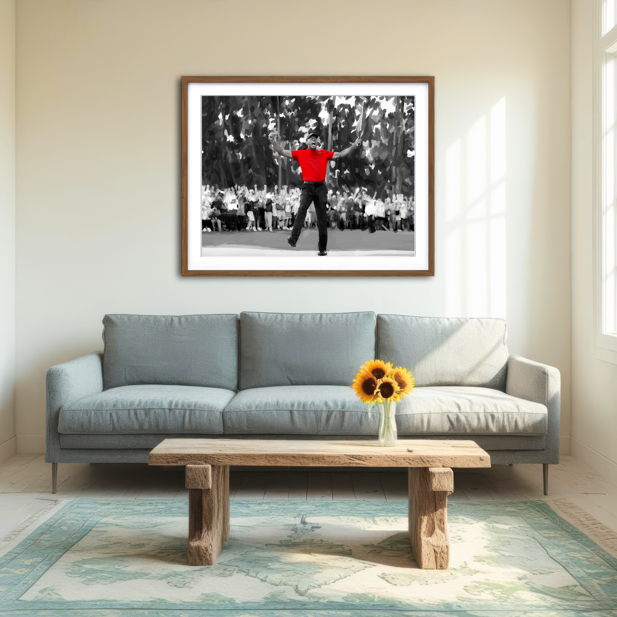AUTO-MOCKUP ROOM | Tiger Wall Art
