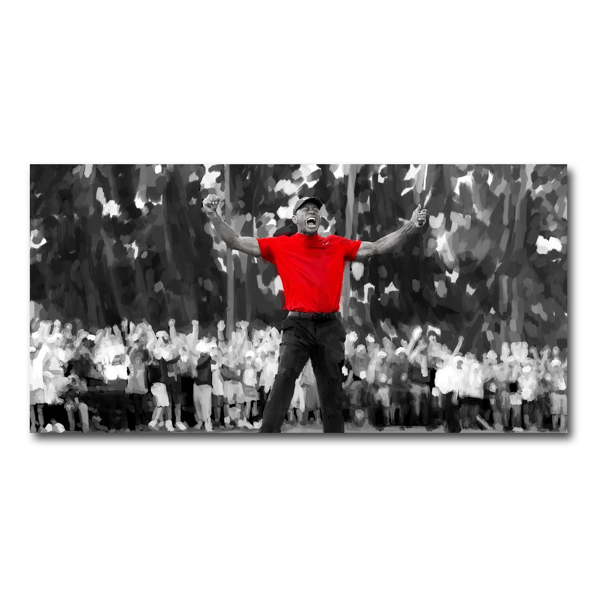 AUTO-MOCKUP WHITE | Tiger | 1 Piece | Gallery Wrapped | group=2x1