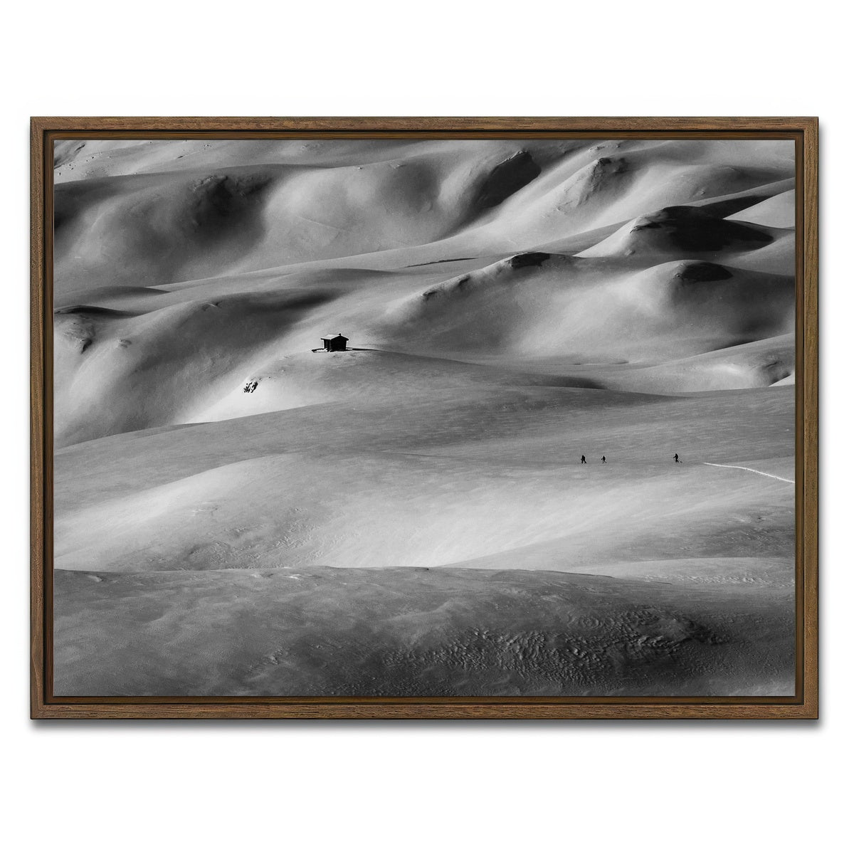 AUTO-MOCKUP WHITE | Tignes | 1 Piece | Walnut Framed Canvas | group=4x3