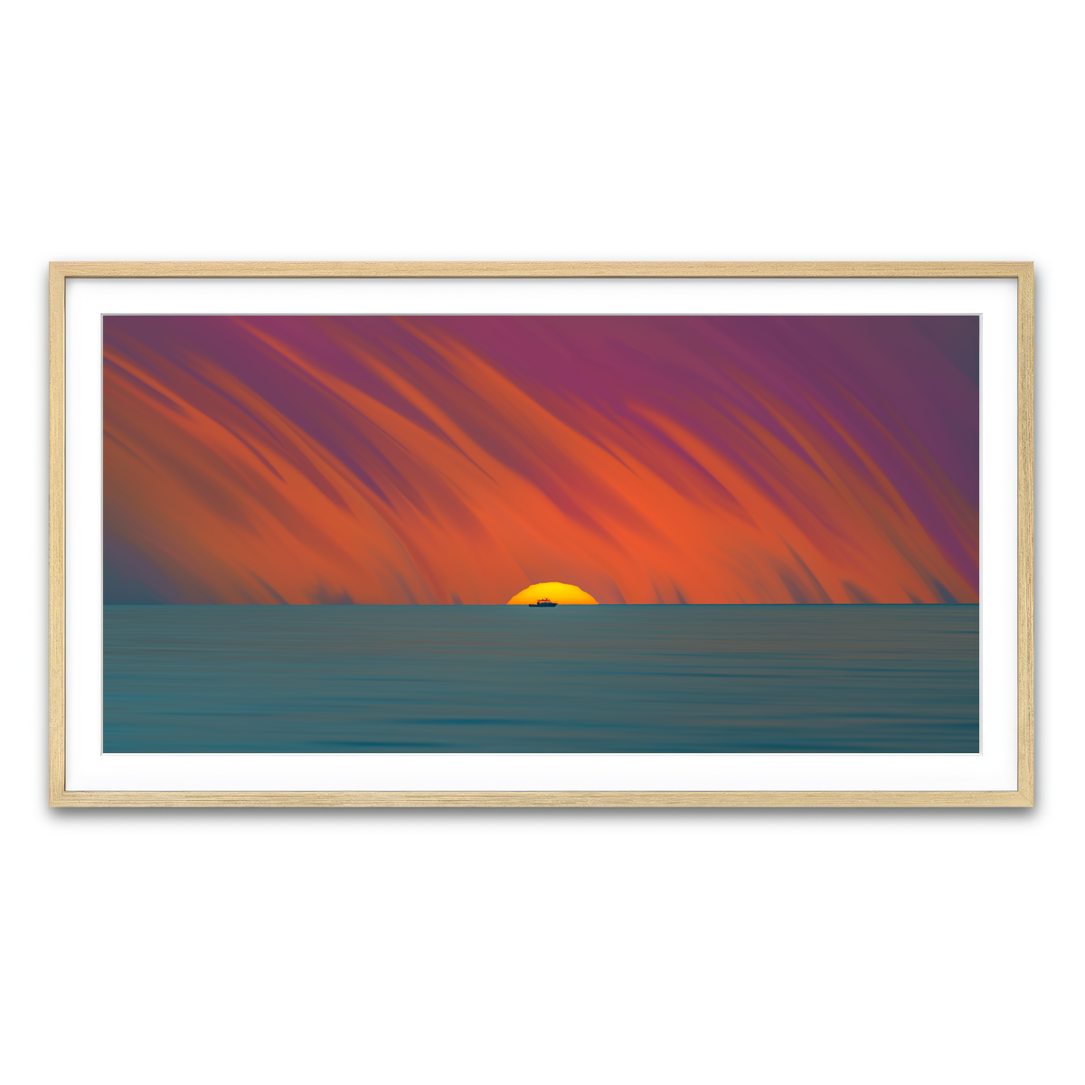 Framed Print 2x1 Natural