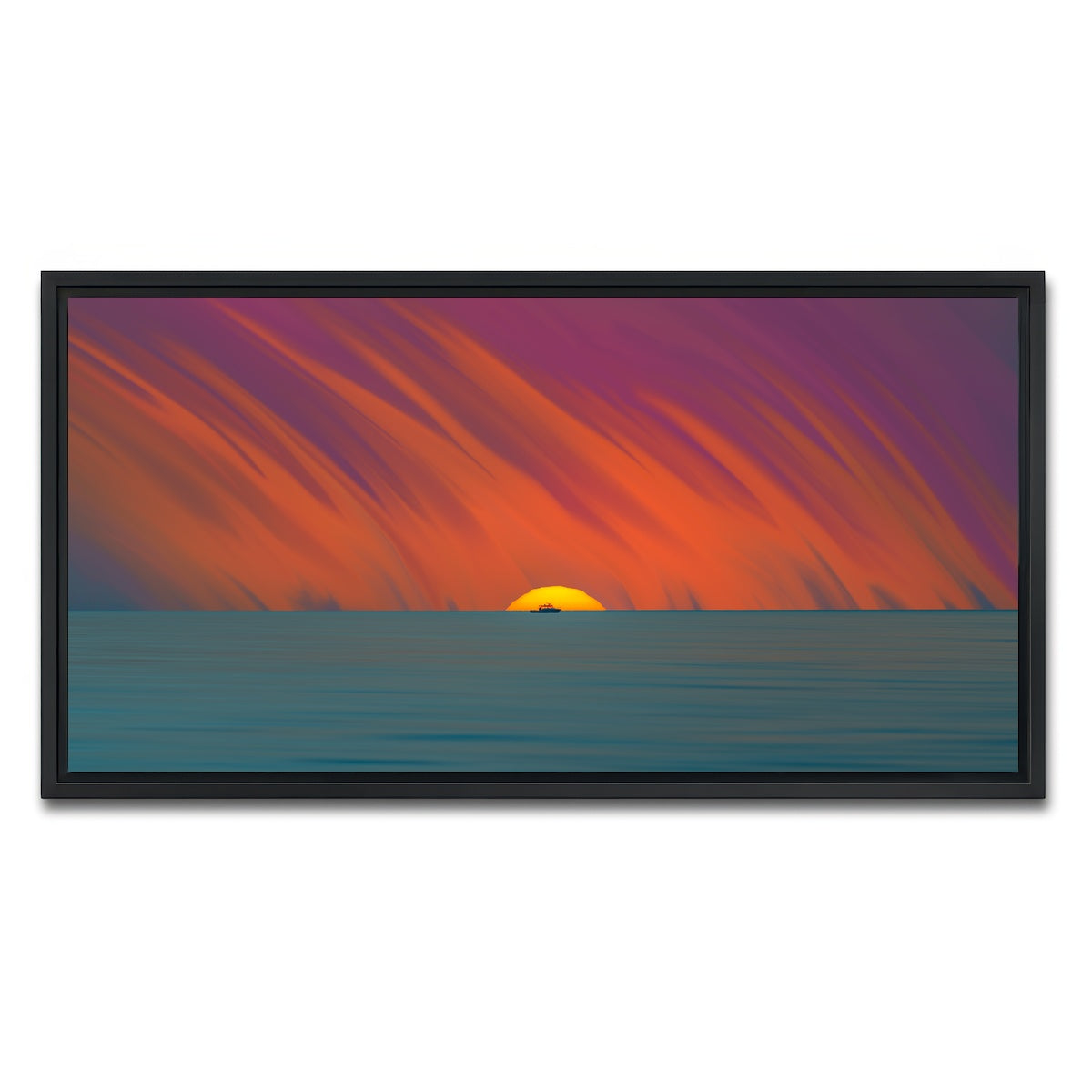 AUTO-MOCKUP WHITE | Time To Go | 1 Piece | Black Framed Canvas | group=2x1